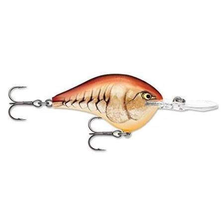 Rapala Dt 08, Balsa, 2 38 Oz, Running Depth 8', Vmc 5 Trebles, Mule DT08MULE